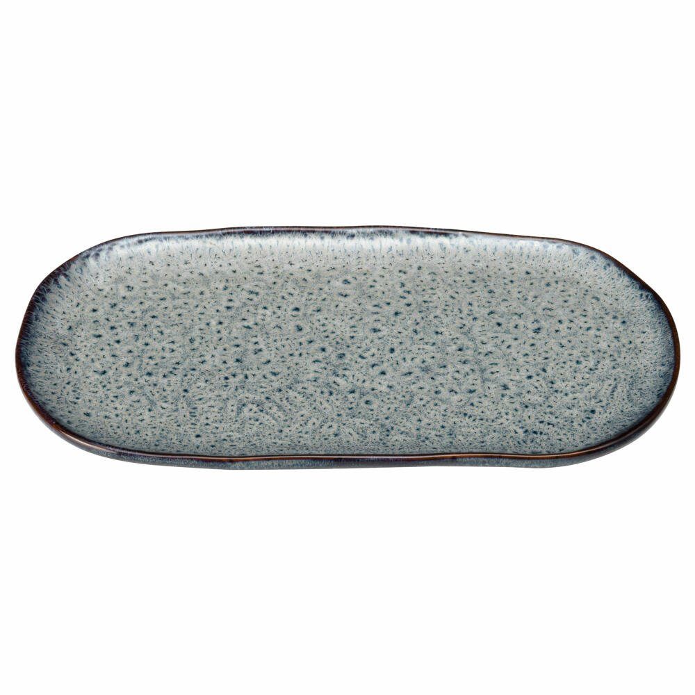 LEONARDO Servierplatte Matera, Anthrazit, 32 x 18 cm, Keramik | Servierplatten
