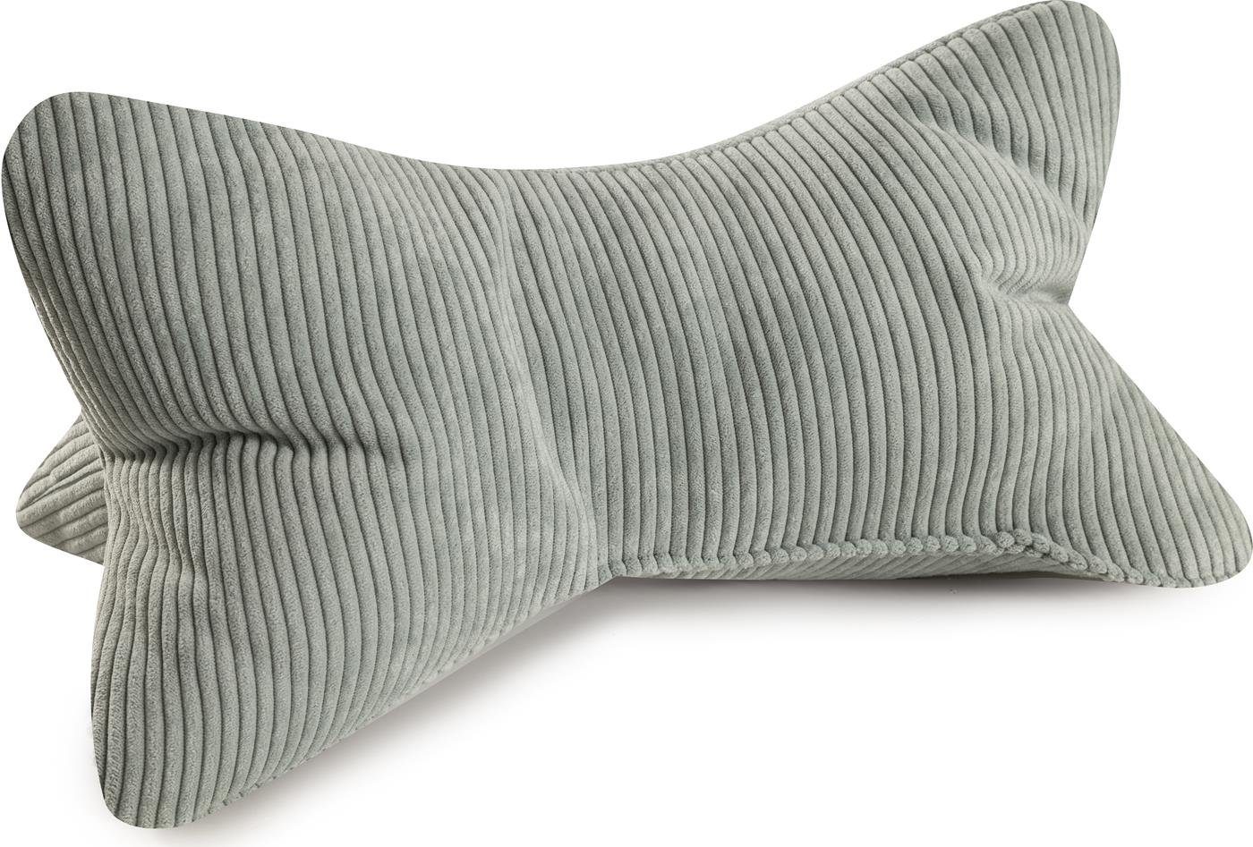 Magma Heimtex Kopfkissen Leseknochen Inga ergonomische Form, Füllung: Polye günstig online kaufen