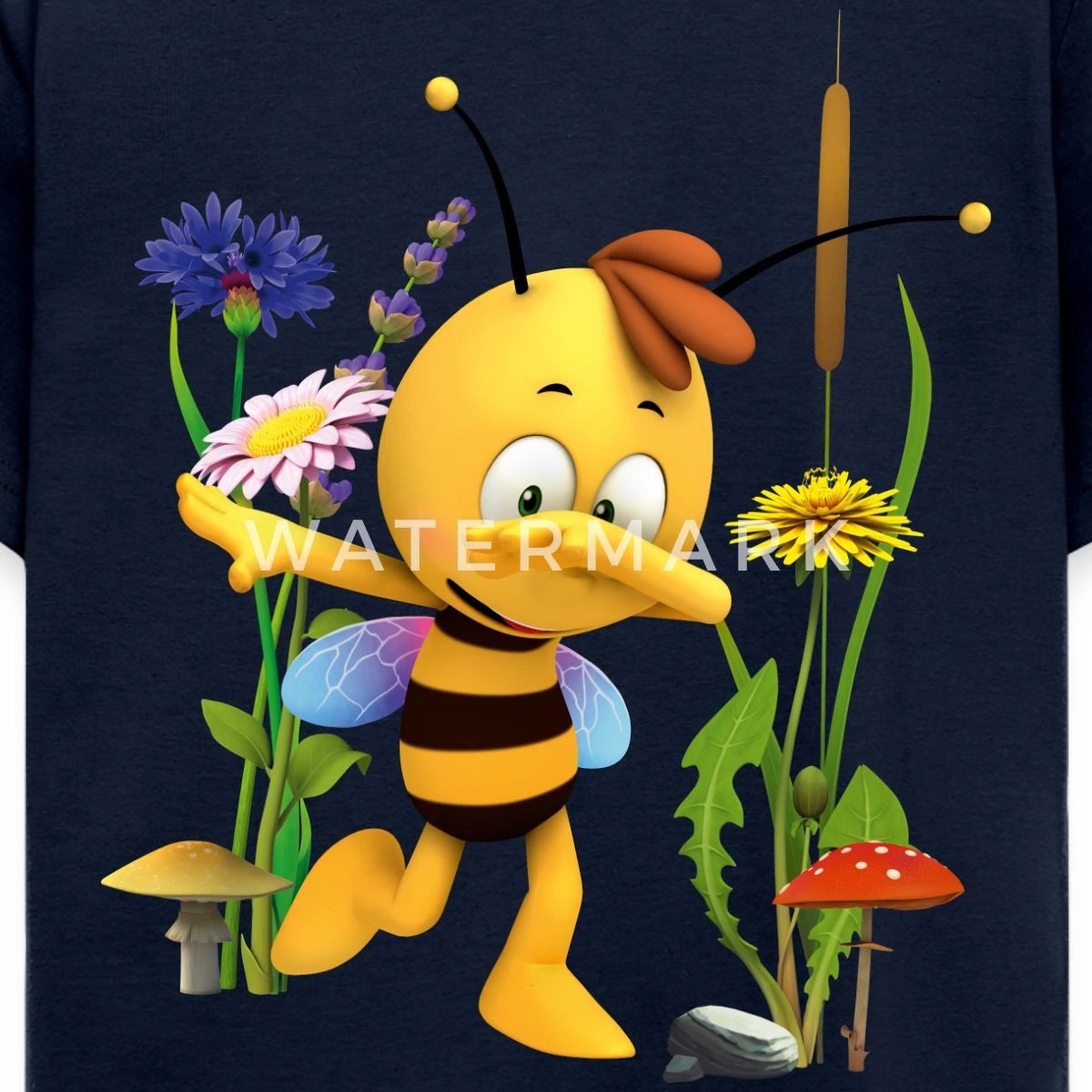 Spreadshirt T-Shirt Biene Maja Willi Dabbing Kinder T-Shirt (1-tlg)