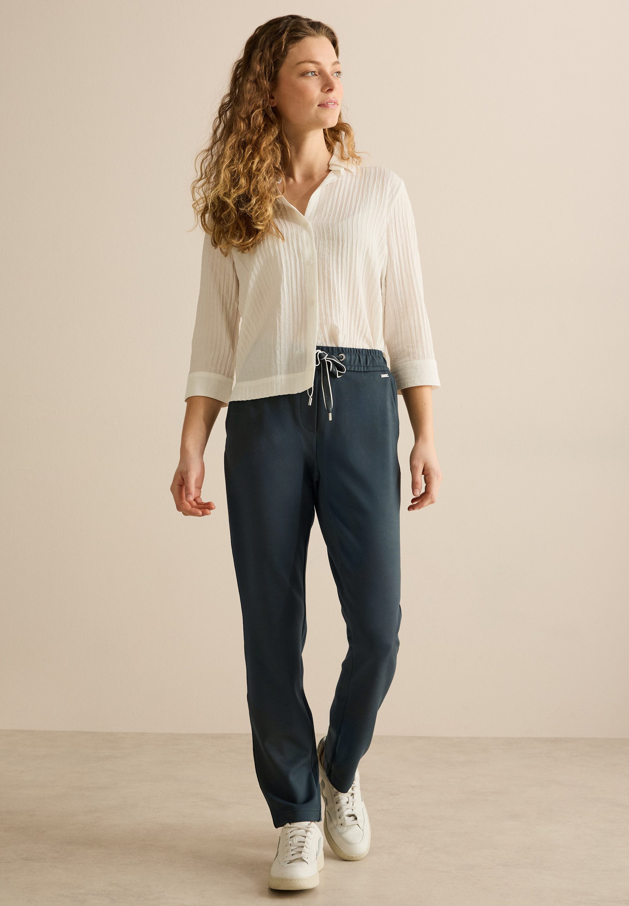 Cecil Stoffhose, Middle Waist günstig online kaufen