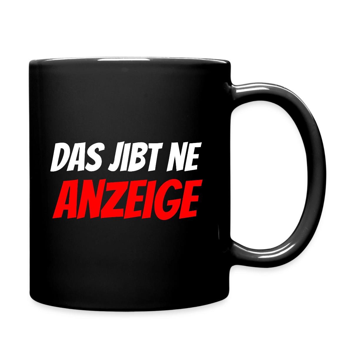 Spreadshirt Tasse Das jibt ne Anzeige Familie Ritter Meme Tasse Einfarbig, Keramik