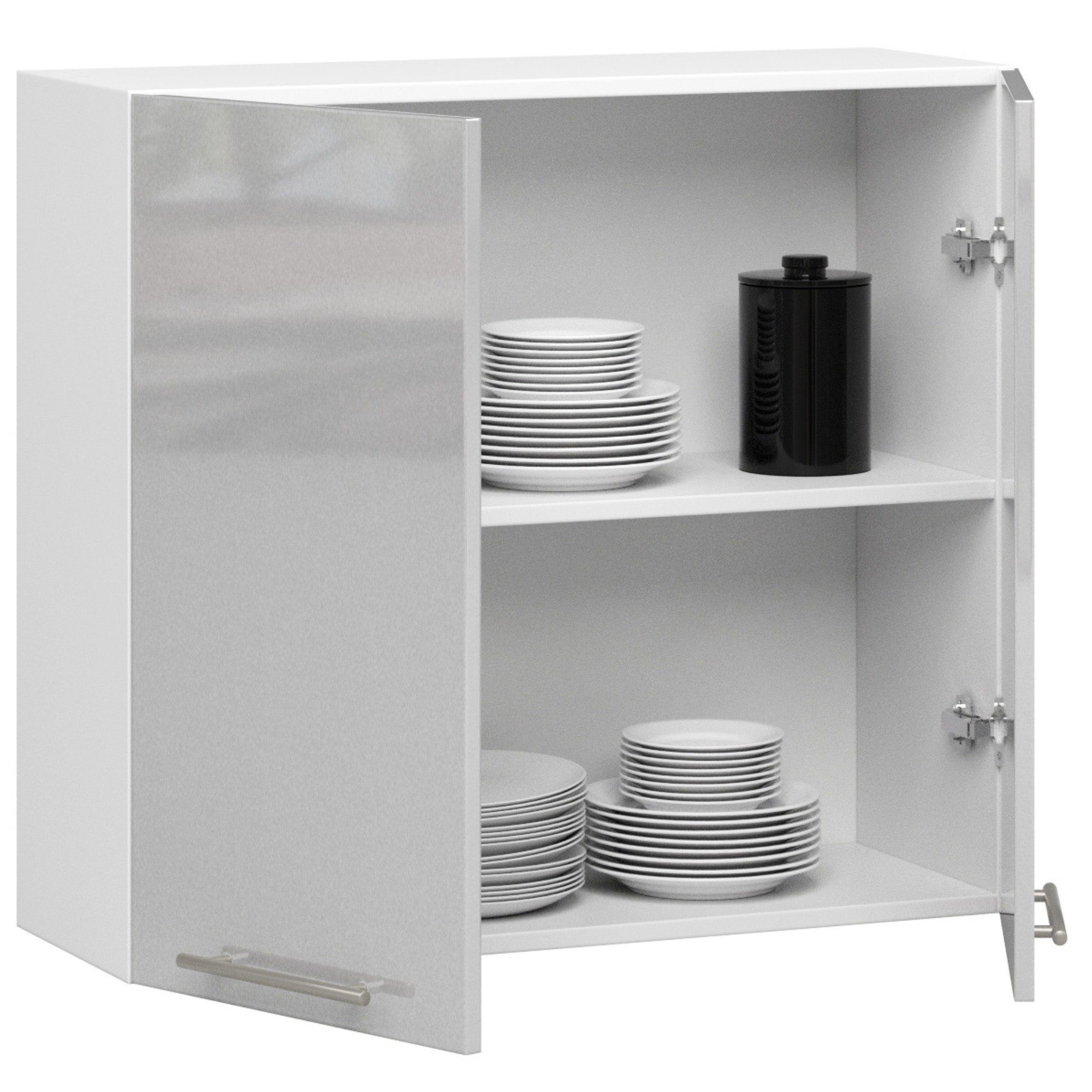Raumhirsch Furniture Hängeschrank Moderner Hängeschrank Küche - Praktische Stauraumlösung - Oberschrank 60x72x31 cm, Soft-Close, laminierte Spanplatte, pflegeleicht