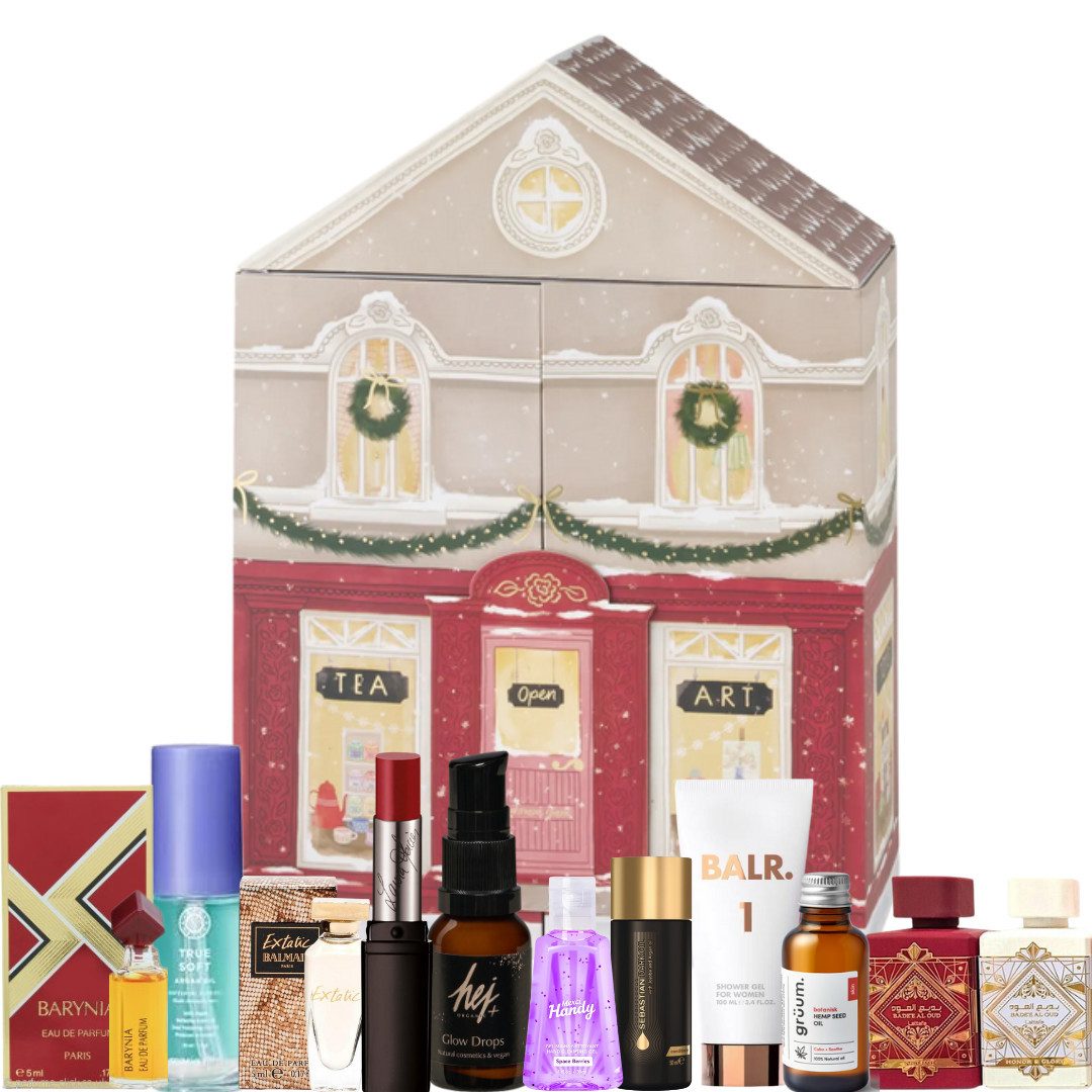 HairGecko Kosmetik-Adventskalender Parfum & Beauty 2025 für Damen (24-tlg)