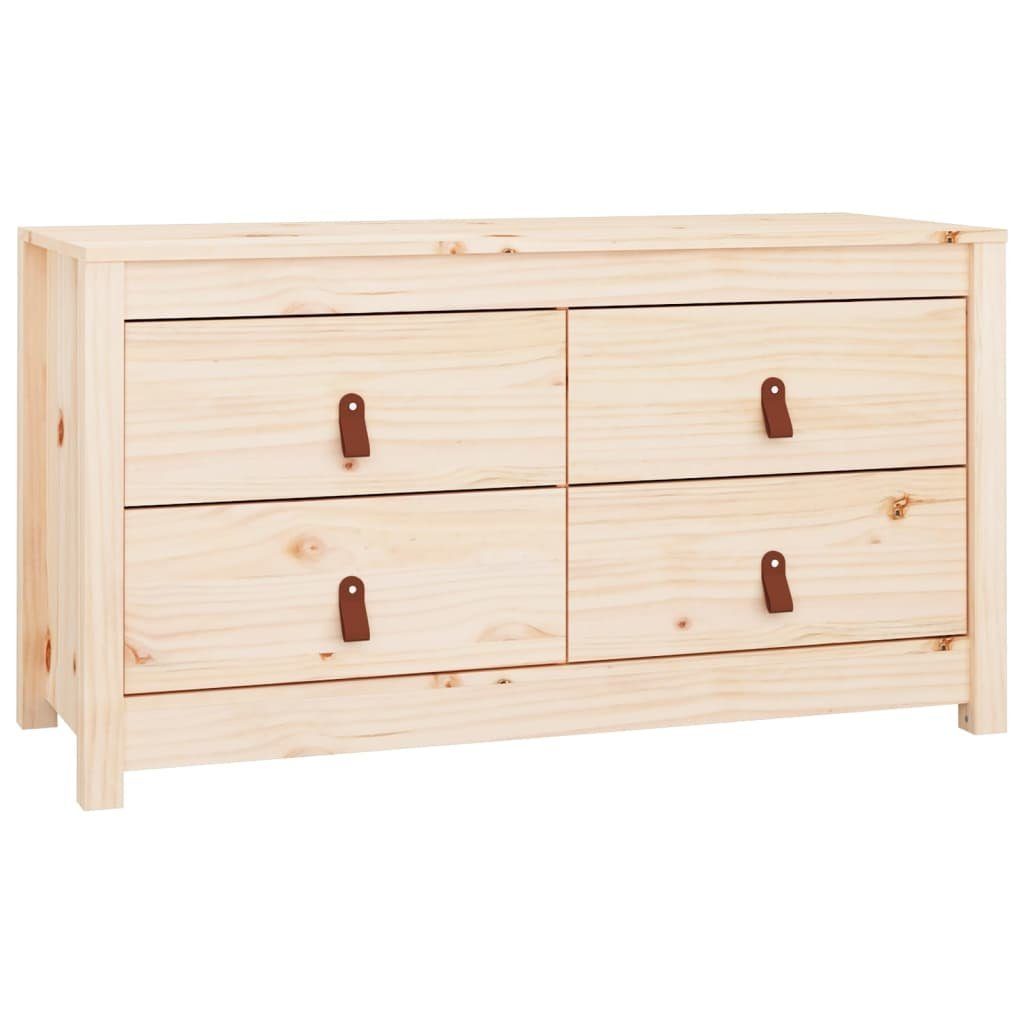 vidaXL Kommode 100 x 40 x 54 cm Beistellschrank 100x40x54 cm Massivholz Kiefer Kommod