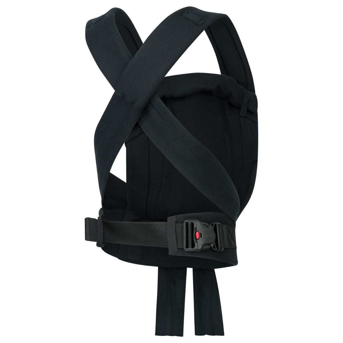 Hoppediz Babytrage Bondolino b.pure, Komforttrage ab Geburt (3 - 20 kg) Bauchtrage, Rückentrage & Hüfttrage