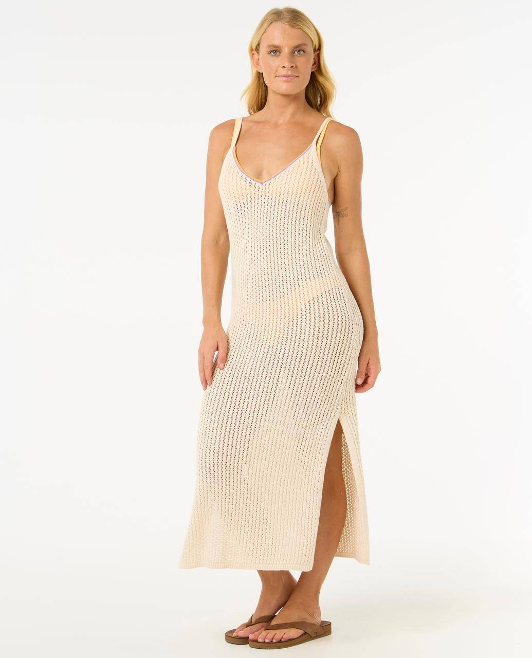 Rip Curl Strandkleid Cala Vadella Häkelkleid günstig online kaufen