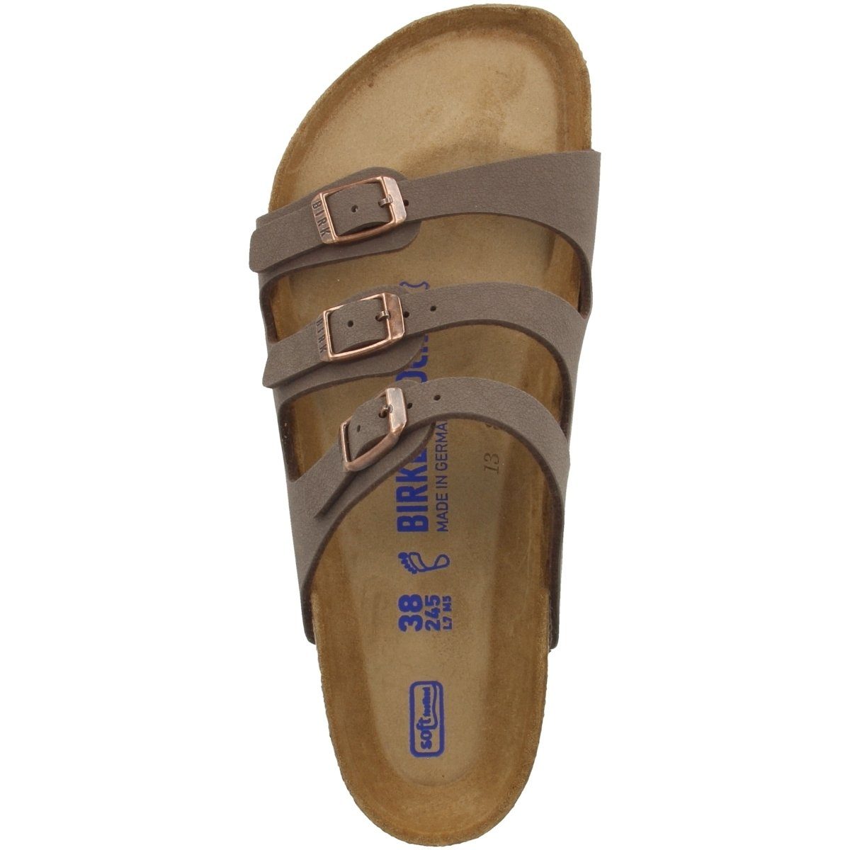 Birkenstock Florida SFB Birko-Flor Nubuk Weichbettung Damen Pantolette Haus günstig online kaufen
