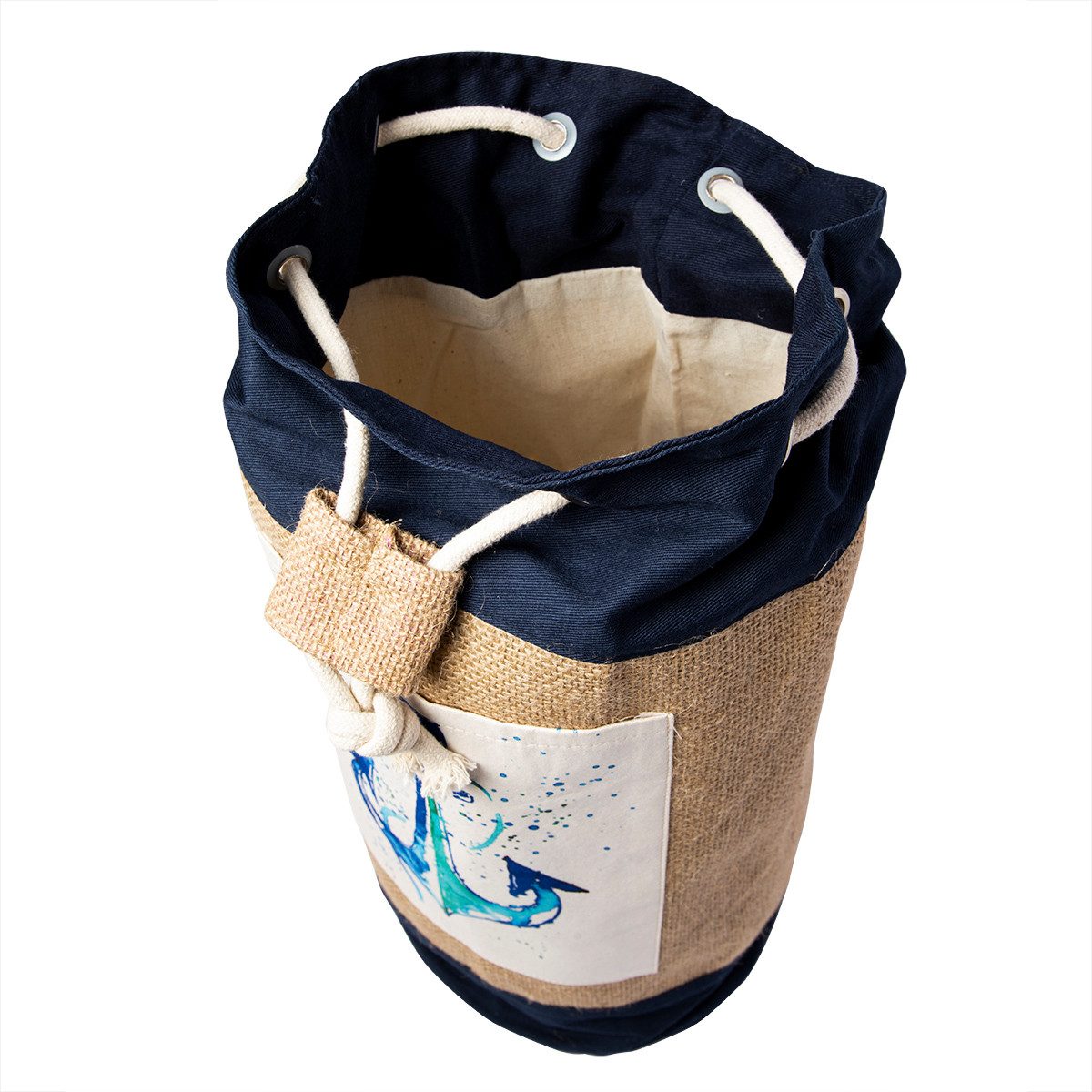 ANEMOSS Strandtasche Anemoss Marine Collection Anchor Jutetasche – Stabil & nachhaltig