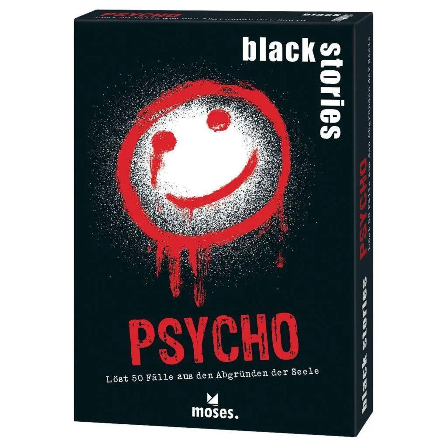 Moses. Verlag Spiel black stories Psycho
