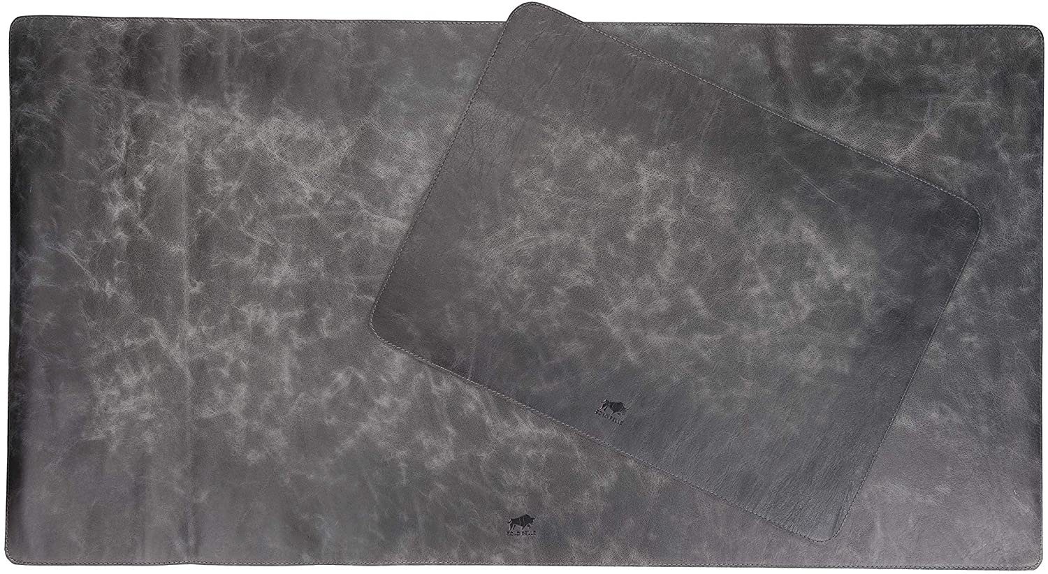 Solo Pelle Schreibtischunterlage Handgefertigte Schreibunterlage aus Leder - Unterlage (48cm x 90cm) – Bild 4 von 5