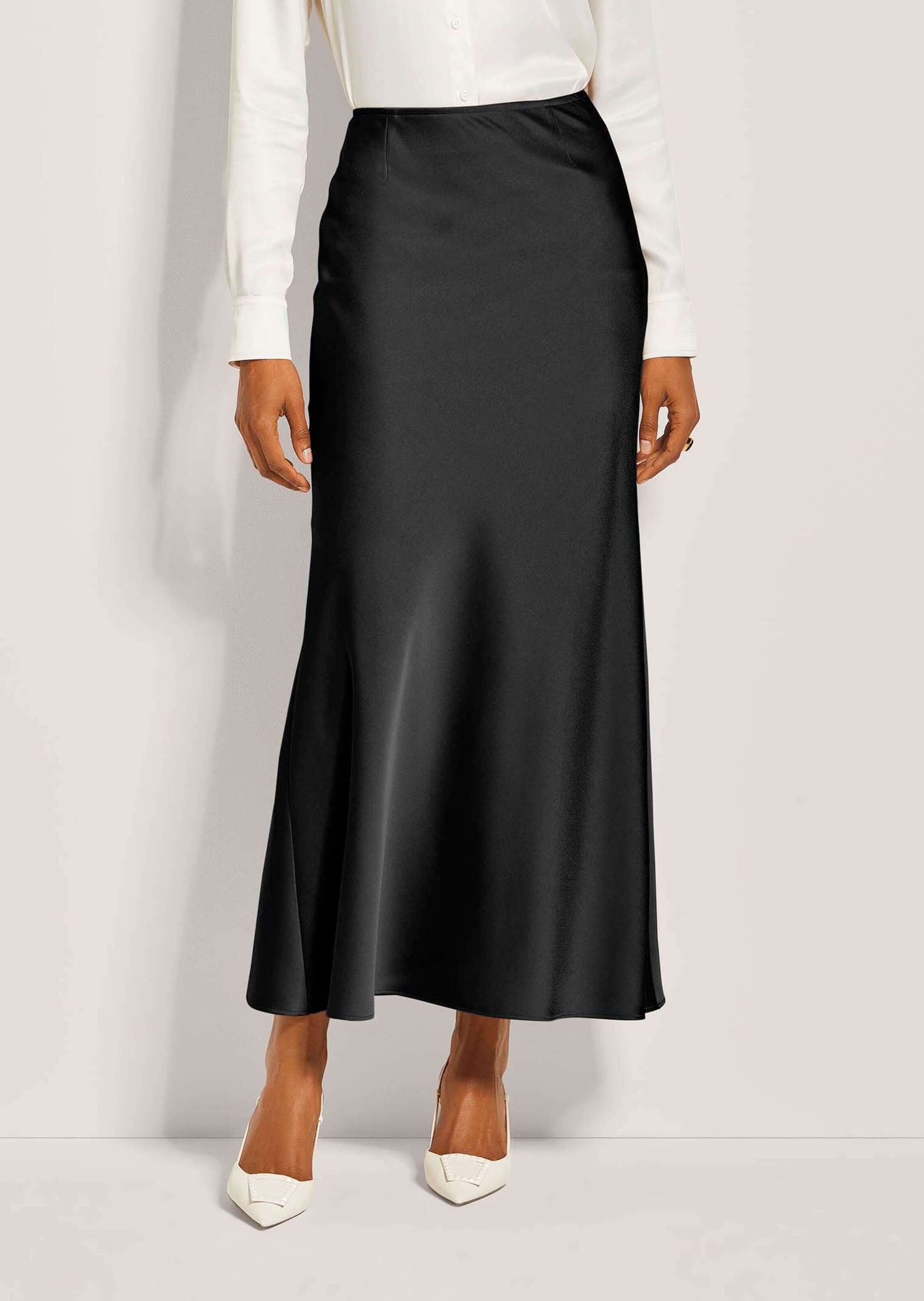 MADELEINE Maxirock Eleganter Maxirock für festliche Anlässe Rock aus zart s günstig online kaufen
