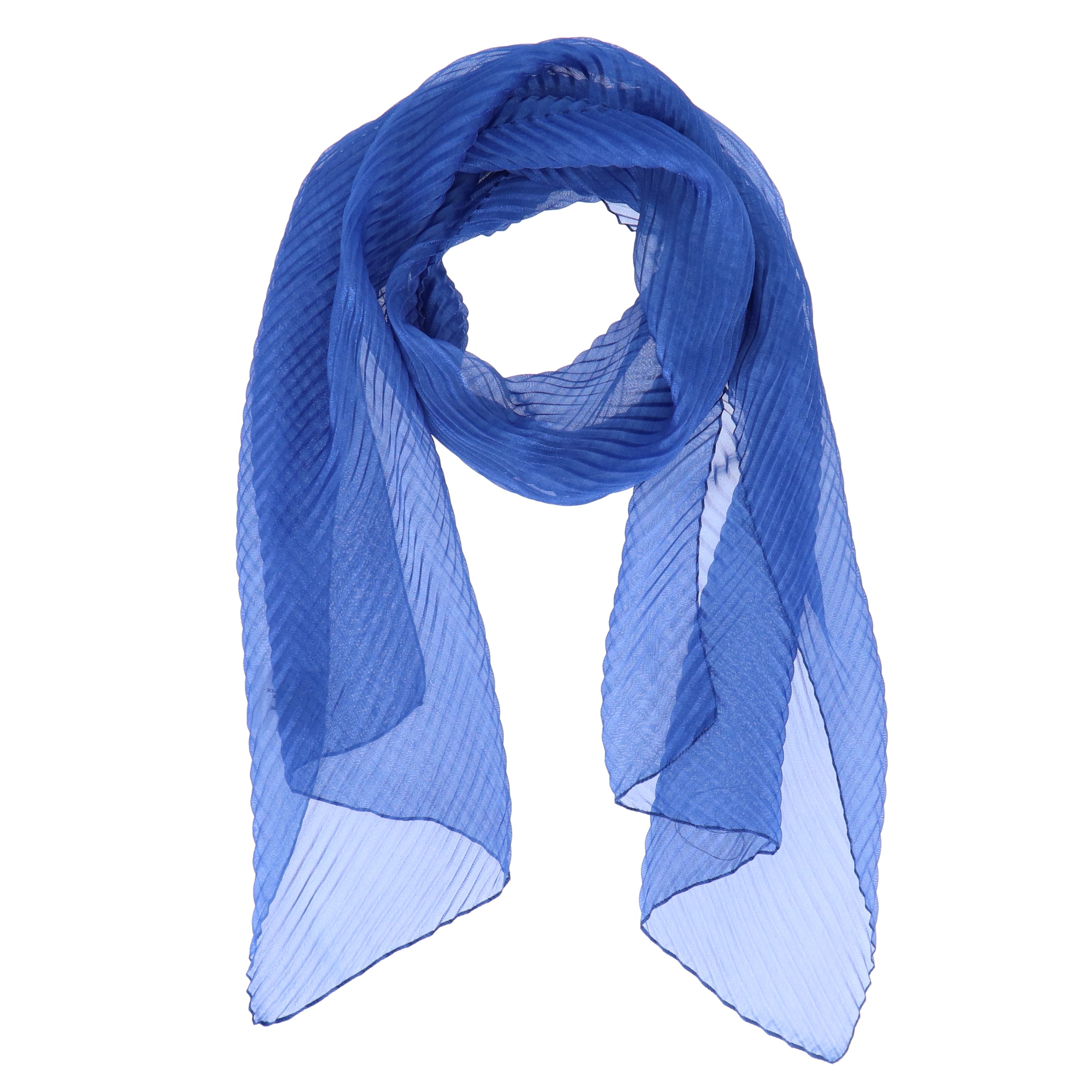 halsüberkopf Accessoires Modeschal Leichter Plisseeschal, Made in Italy