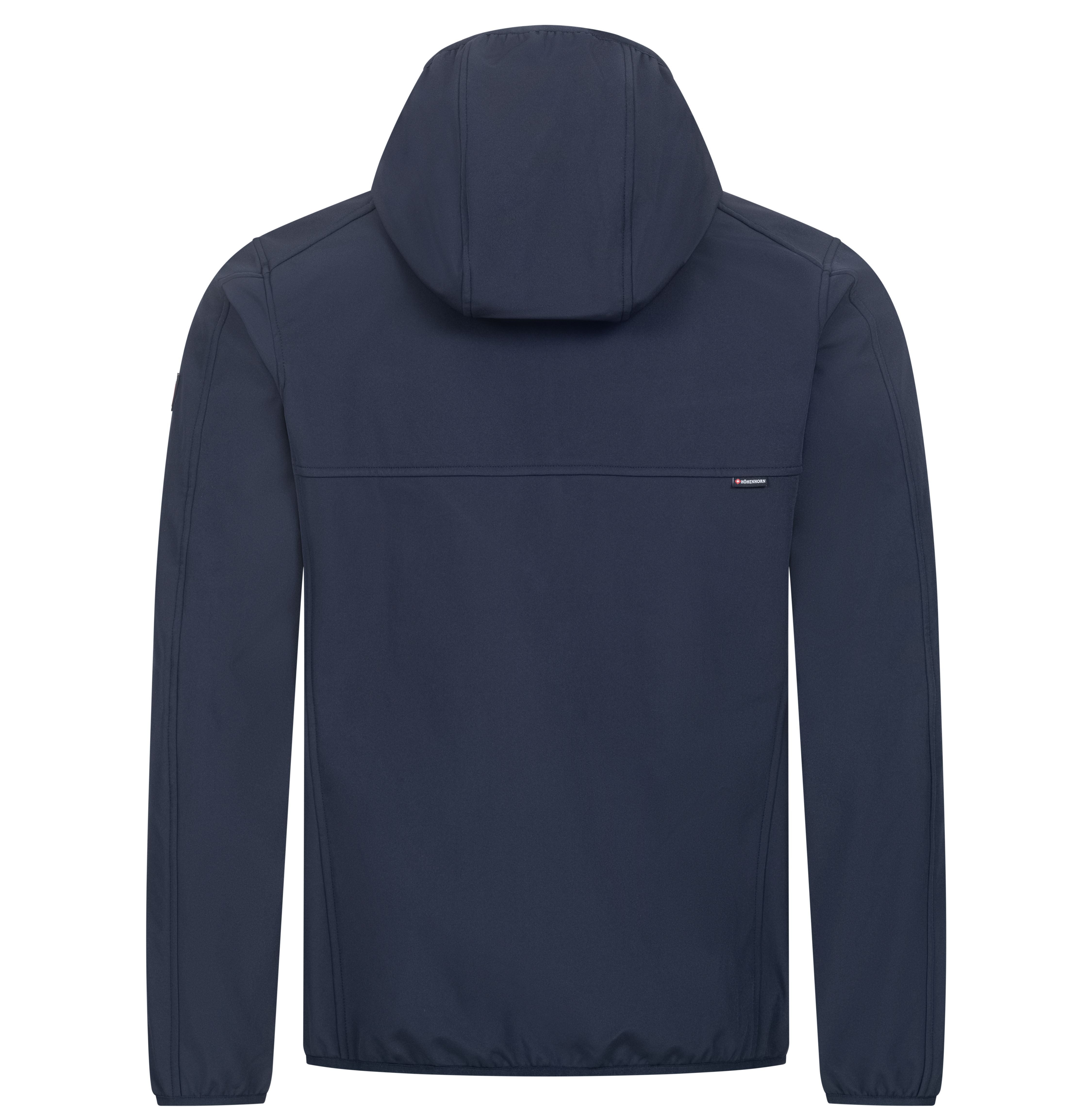 Höhenhorn Softshelljacke Alpberg Herren leichte Jacke für Männer Outdoor Übergangsjacke Microfleece-Innenfutter, Atmungsaktiv