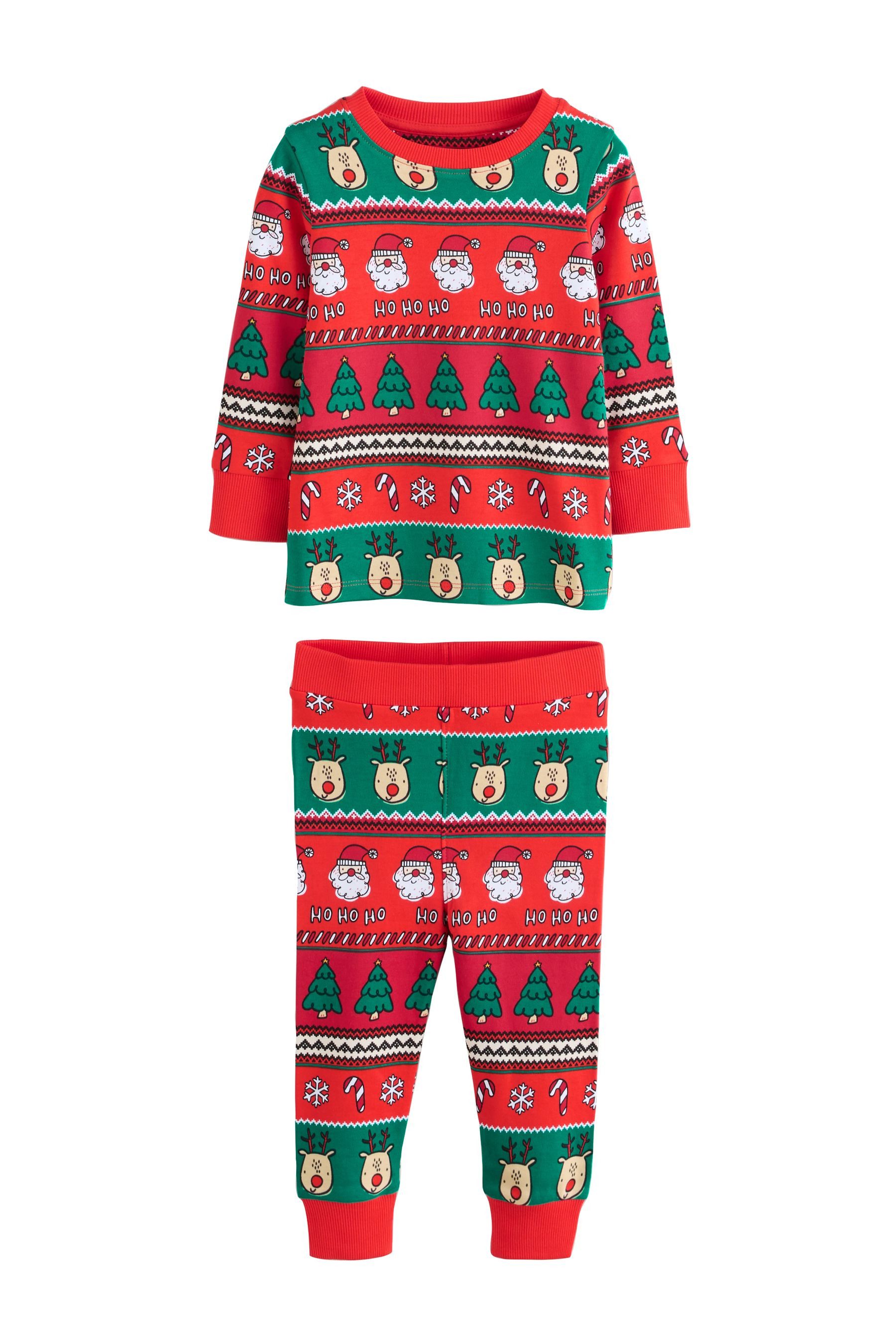 Pyjama Single Snuggle Schlafanzug, Xmas