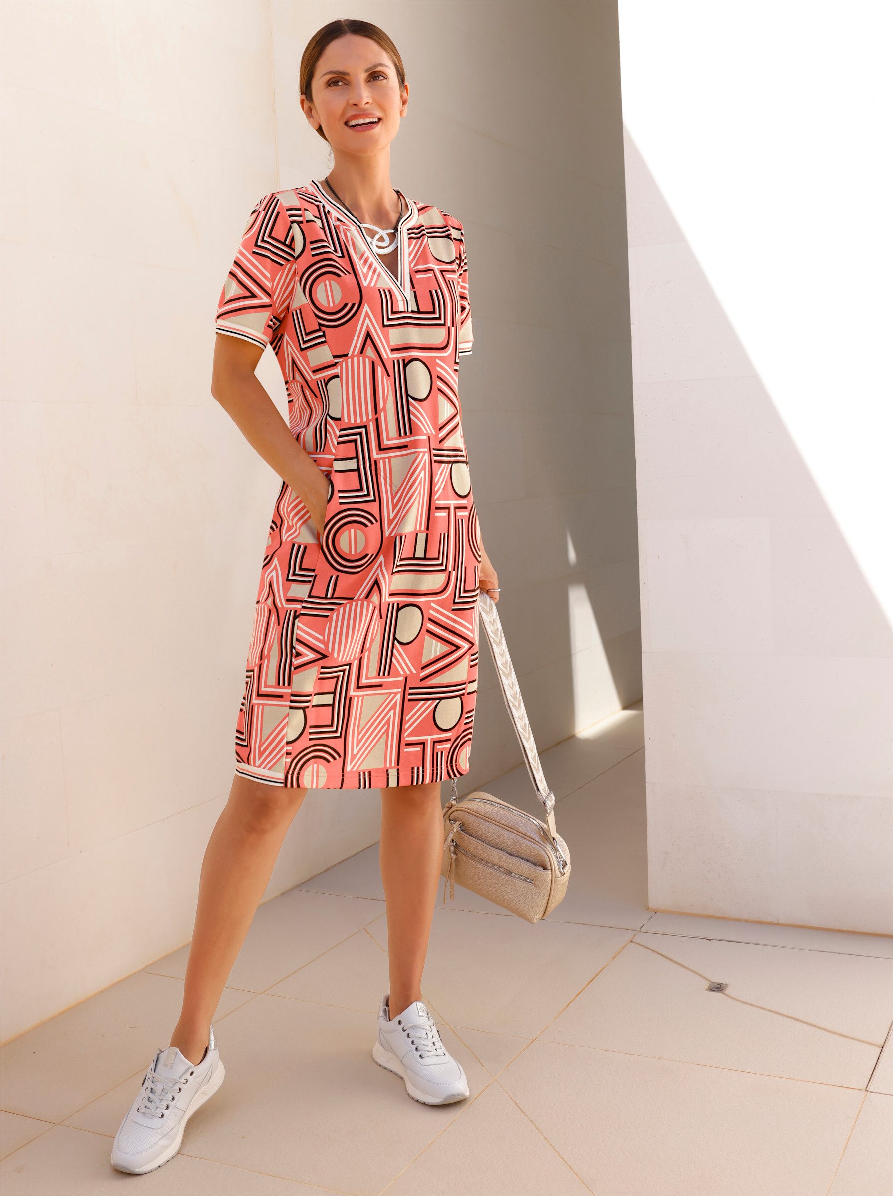 Witt Jerseykleid Sweatkleid Kurzarm