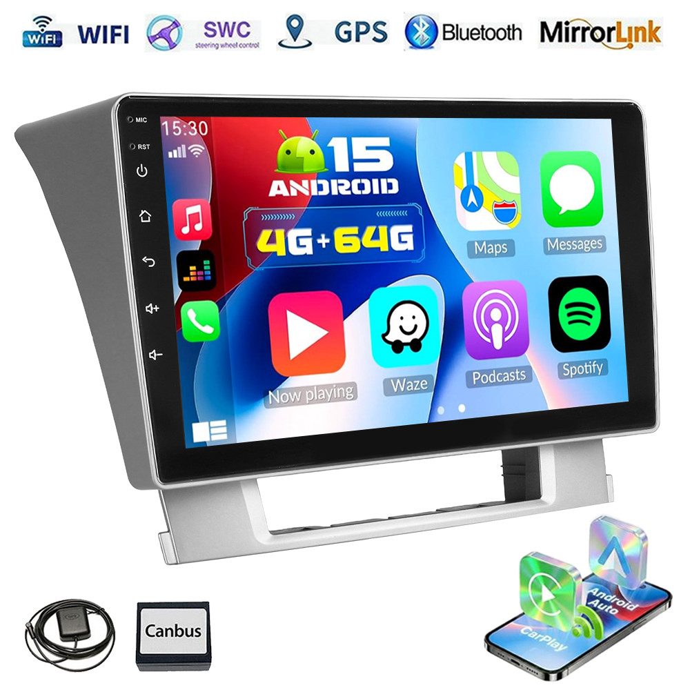 ESSGOO 4+64G DAB+ Android15 Wireless Carplay Für Opel Astra J 10-14 GPS Navi Autoradio (RDS, 4+64GB(optional), FM, GPS, 1280*720, DAB+ (optional), WIFI, SWC, Carplay Android Auto Bluetooth EQ USB GPS Navi WIFI Touchscreen)