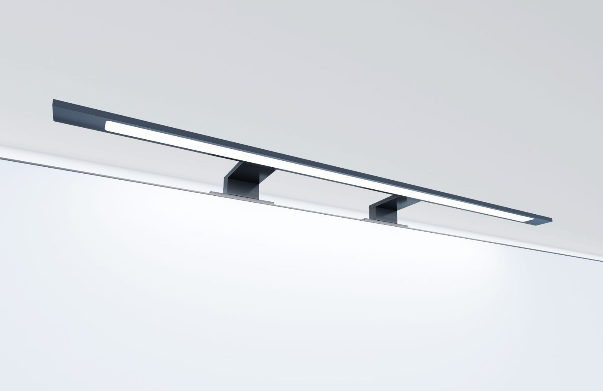 kalb LED Spiegelleuchte LED Badleuchte schwarz günstig online kaufen