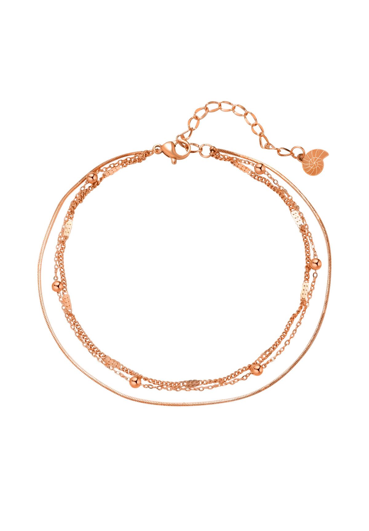 Hey Happiness Fußkette Trio-Klassik, Layer Damen günstig online kaufen