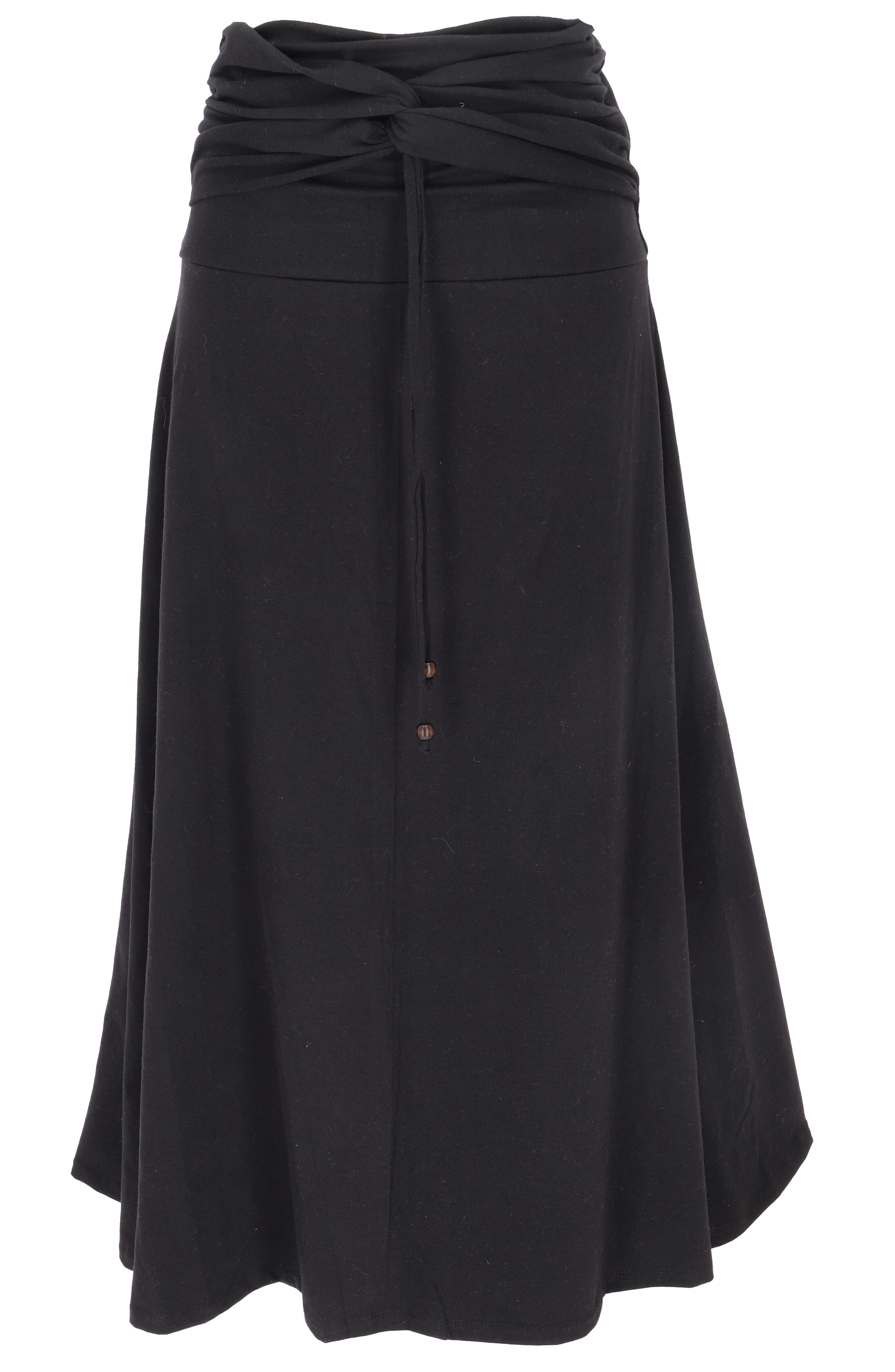 Guru-Shop Minirock Wandelbares Kleid, Maxirock, 2 in 1 Rock, Keid..