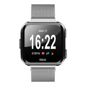 Diida Smartwatch-Armband Smartwatch-Armband, Uhrenarmbänder, für Fitbit Versa / 2 /Lite/ Versa SE /Silber/Roségold