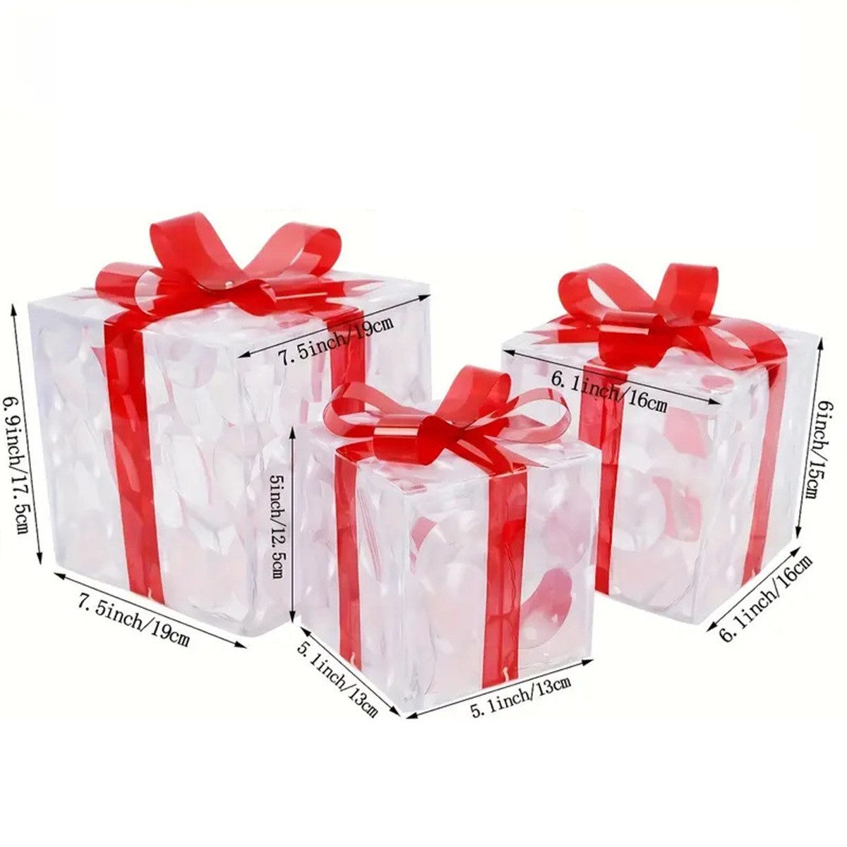 Welikera LED-Dekofigur LED Weihnachtsbeleuchtung Geschenk Boxen günstig online kaufen
