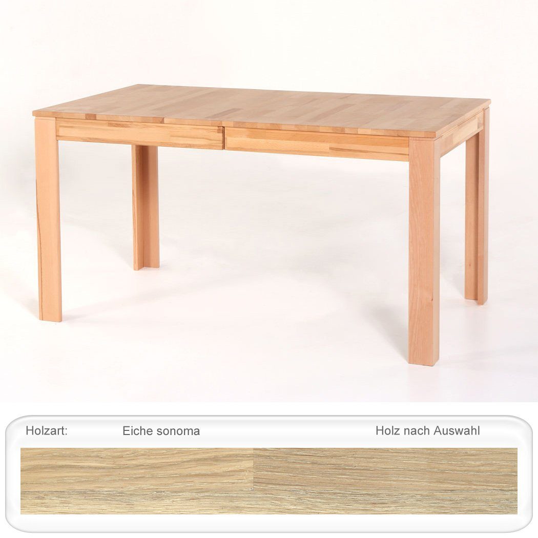 expendio Esstisch Percy, Eiche sonoma 140(220)x80 günstig online kaufen