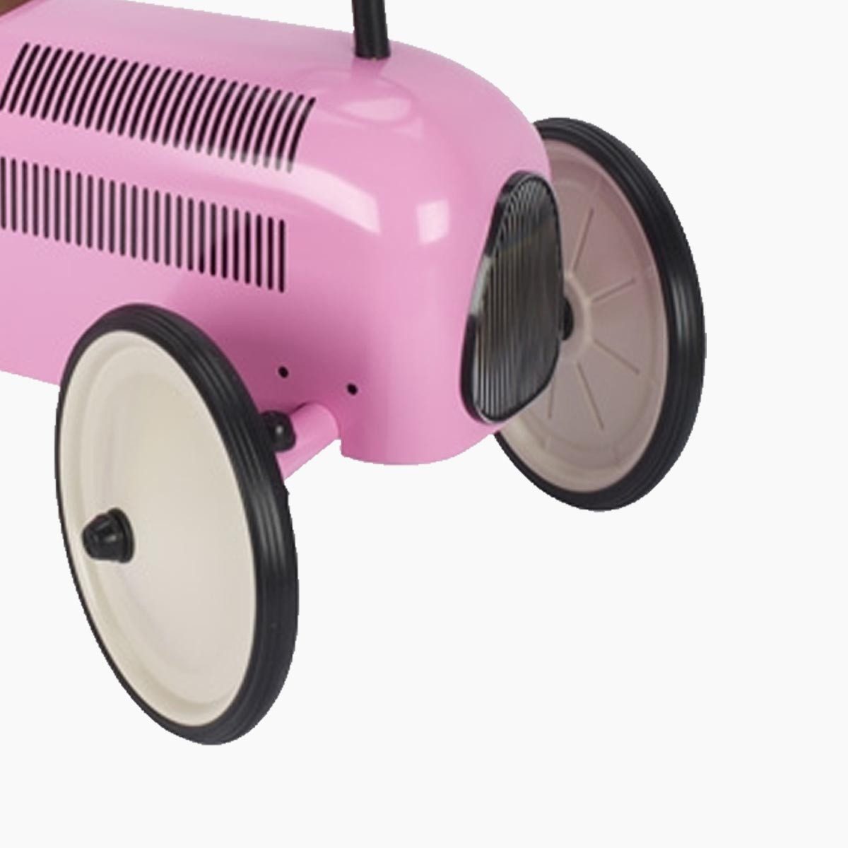 goki Rutscherauto Rutscherfahrzeug rosa, (packung, 1-tlg., unmontiert), leise und komfortable Fahrten