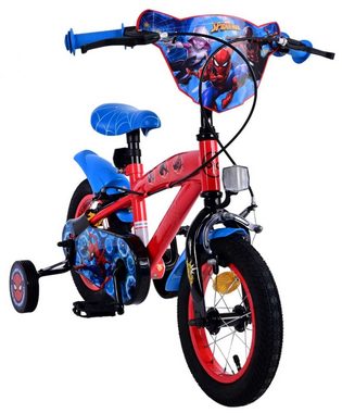 Volare Kinderfahrrad Ultimate Spider-Man - Jungen - Blau/Rot - Zweihandbremsen, bis 60 kg, 85% zusammengebaut, 12 oder 14 Zoll, 3 - 5 Jahre