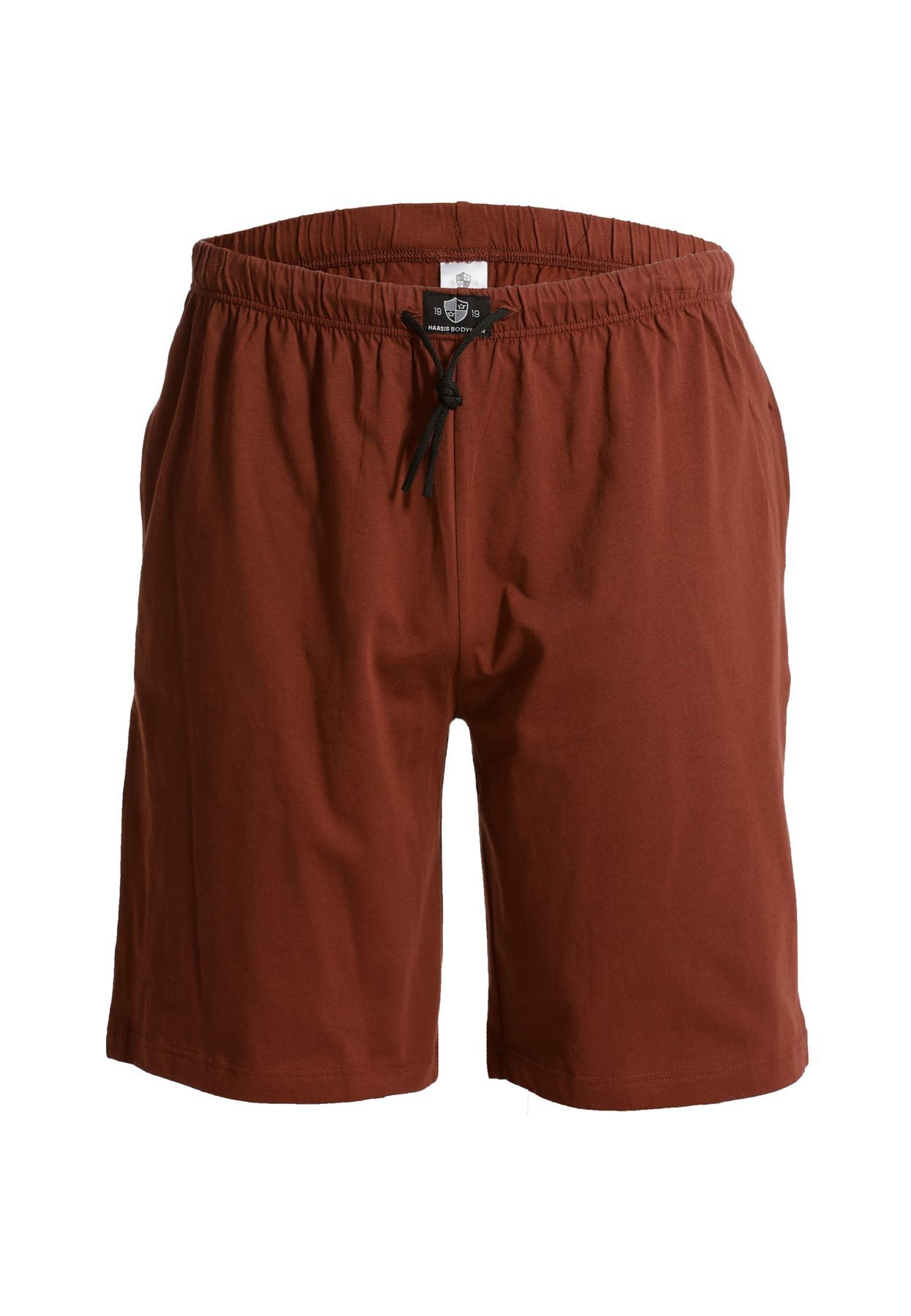 HAASIS Bodywear 1919 Bermudas Herren Jerseybermuda 77120863-bordeaux (1-tlg) Leichte Bermuda, Seitentaschen, Kordel