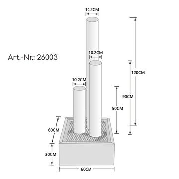 Köhko Gartenbrunnen KÖHKO® Springbrunnen Zylinder 26003