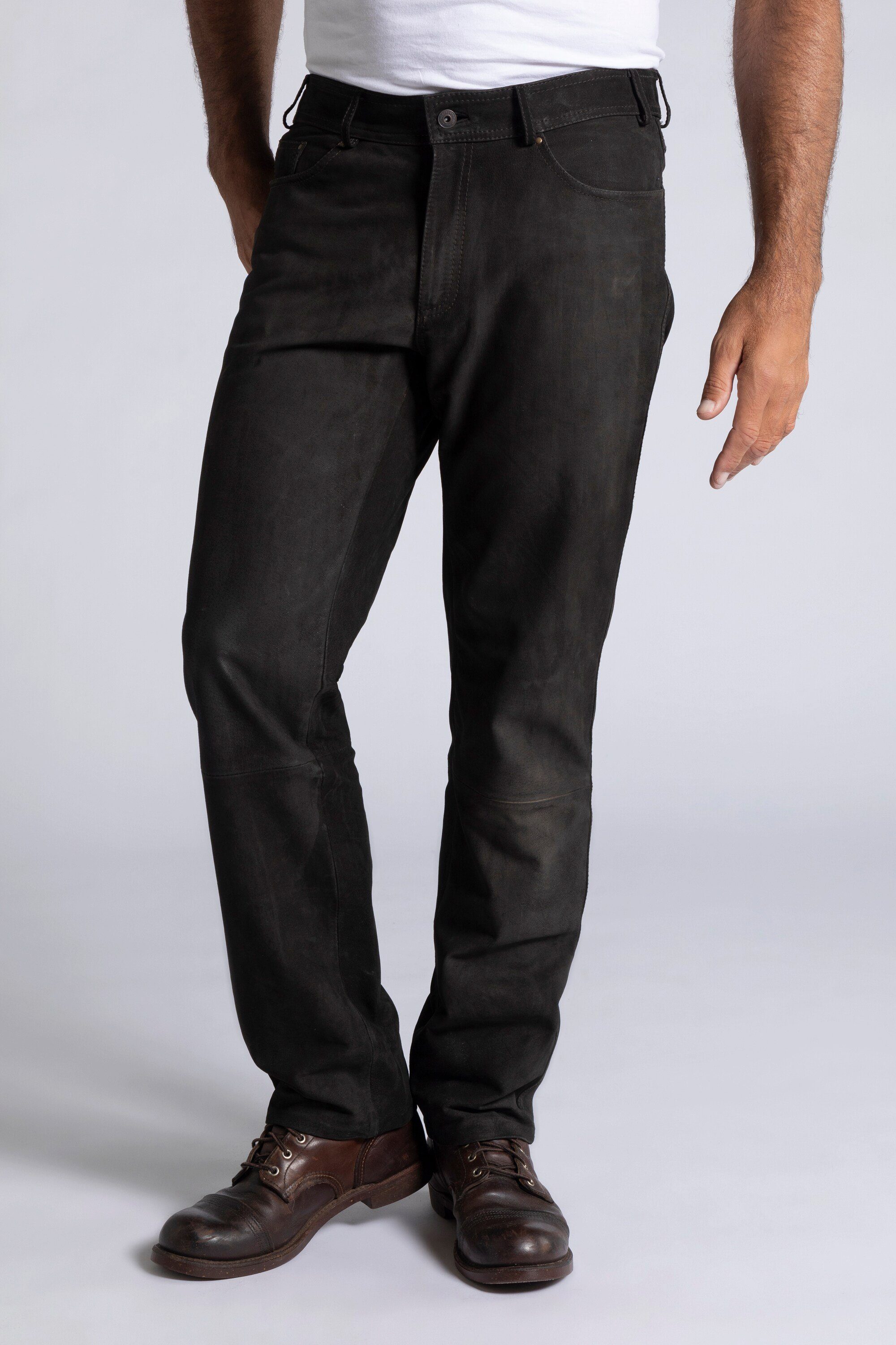 JP1880 Lederhose Lederhose Regular Fit 5-Pocket Büffelleder