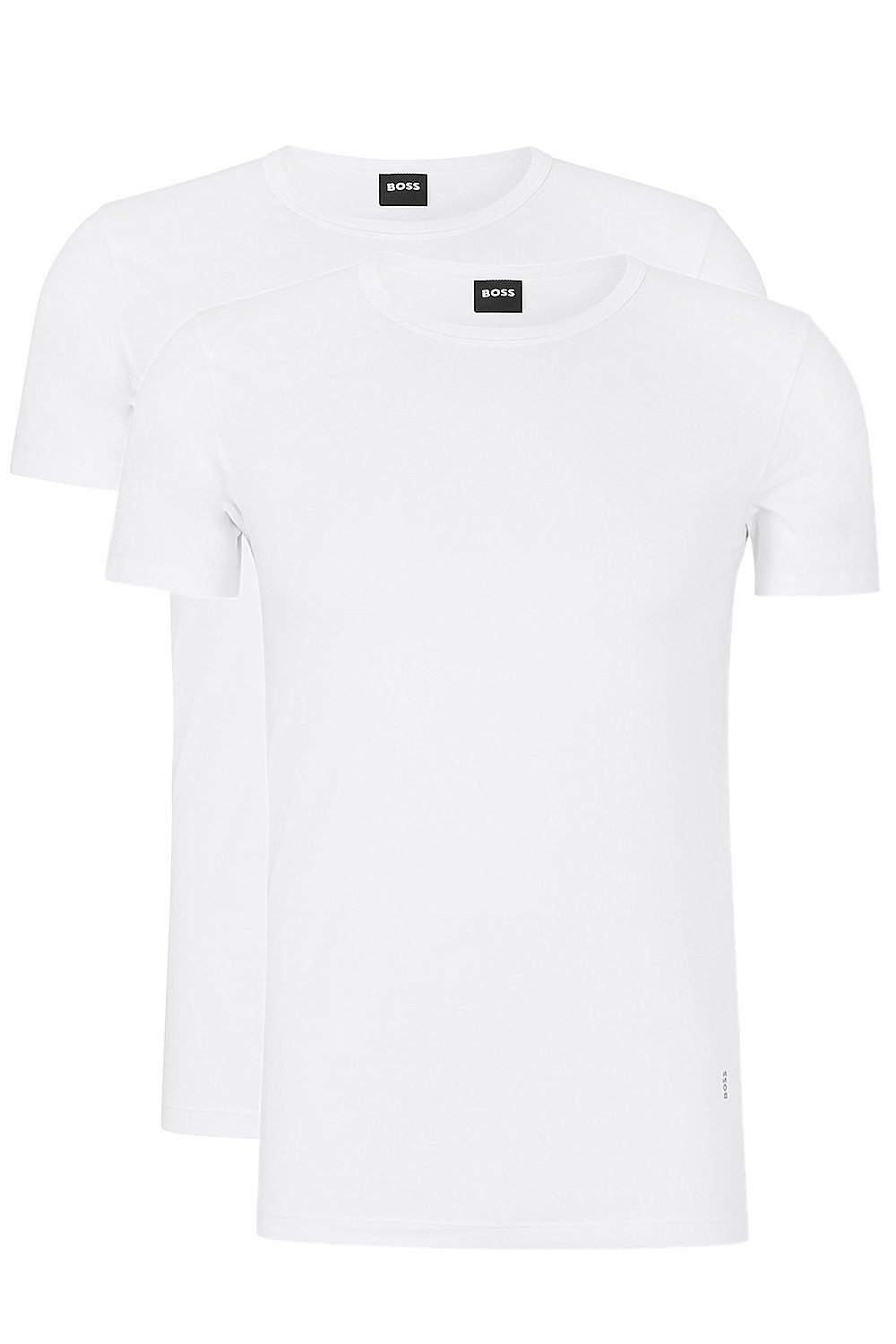 BOSS Unterziehshirt RN 2P Modern Cotton Stretch (Doppelpack, 2-St., 2er-Pac günstig online kaufen