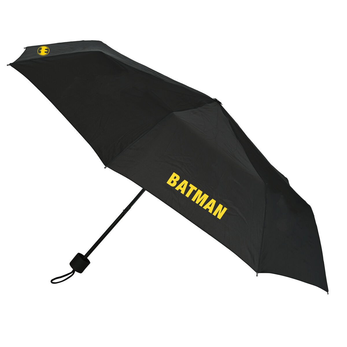 Batman Taschenregenschirm Faltbarer Regenschirm Batman Game over Schwarz Ø 98 cm