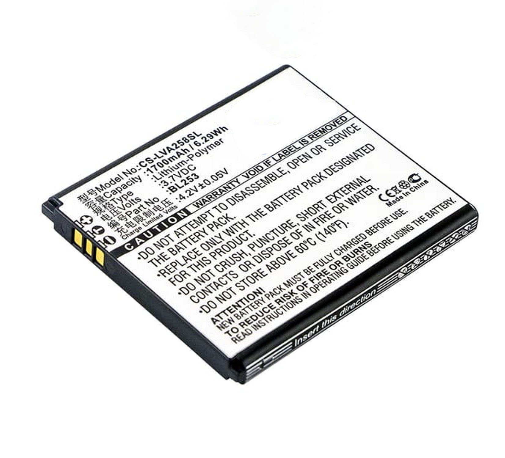 Akku kompatibel Lenovo Akku 1700 mAh (1 Akku A2016A40 St) mit