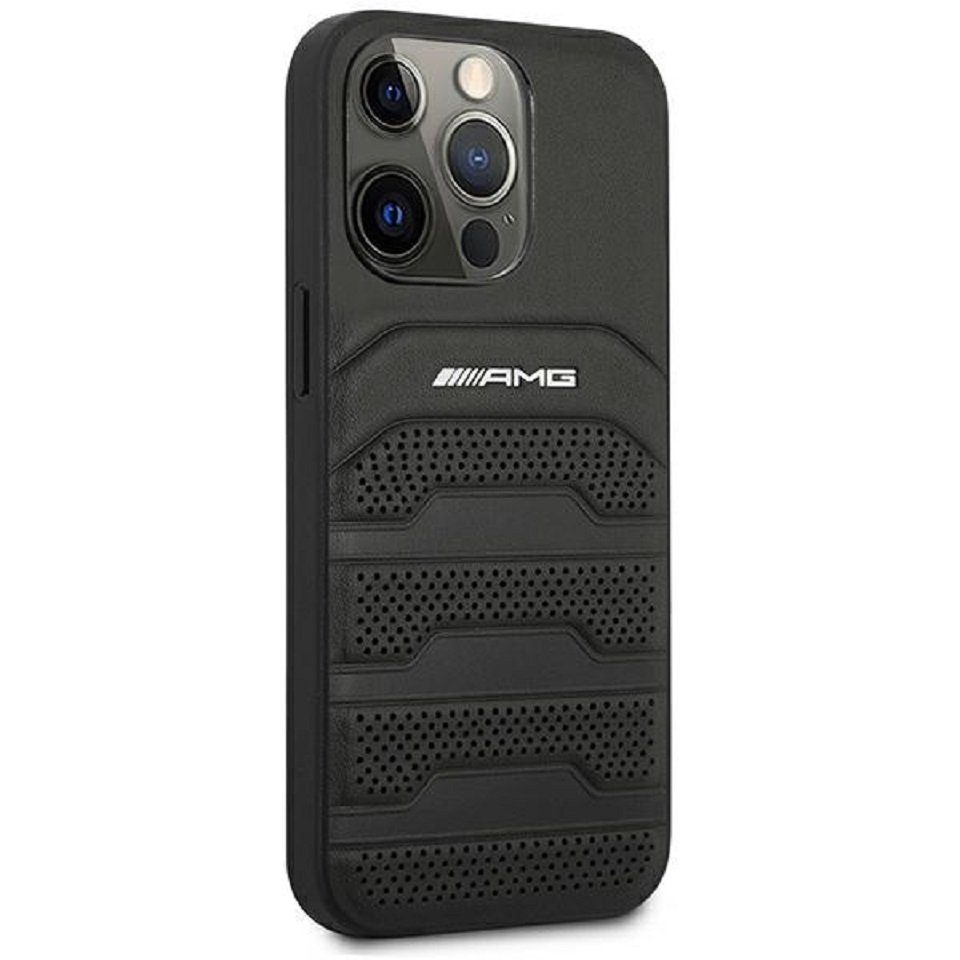 CG MOBILE IPhone 14 Pro Max Hülle – Mercedes-Benz Design, Echtes Leder, Stoßfest