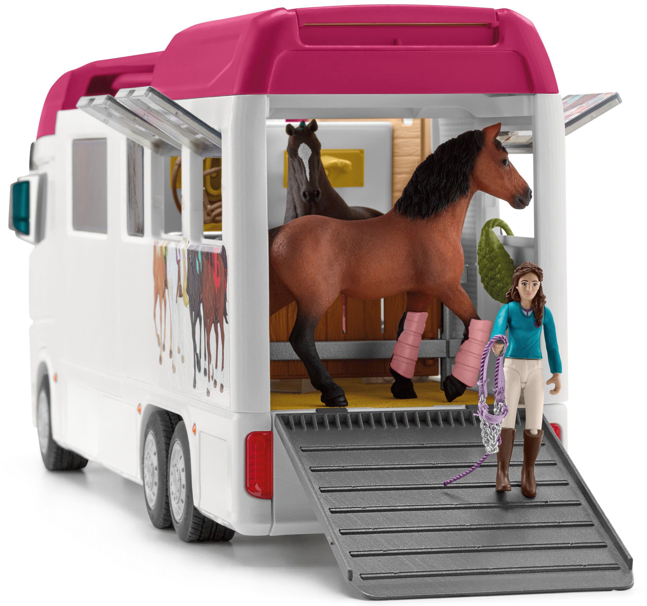 Schleich® Spielwelt HORSE CLUB, Pferdetransporter (42619), Made in Europe – Bild 4 von 5