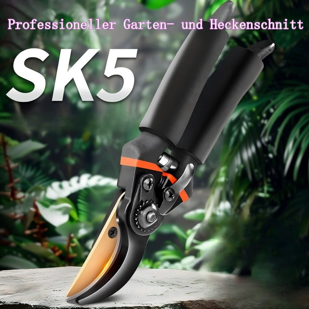SIKAINI Gartenschere ideal für Obstbäume, Äste & Sträucher, (Langlebig & ro günstig online kaufen
