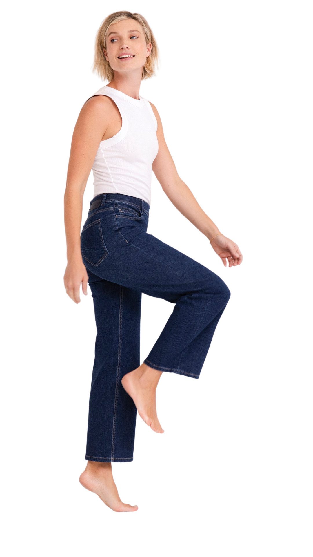 Stehmann Dehnbund-Jeans Melli-Culotte-W Jeans Culotte