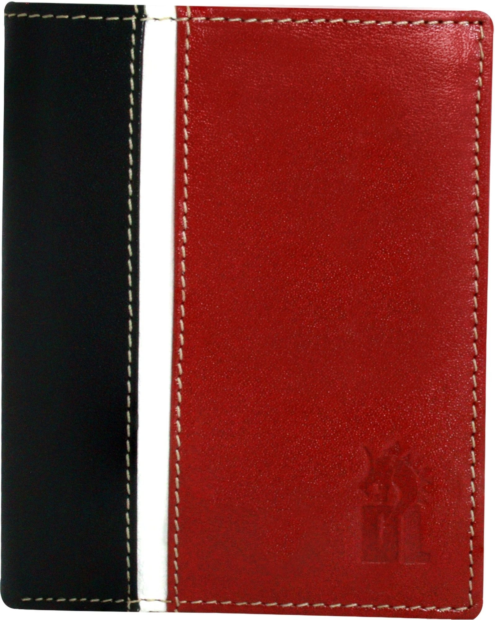 DrachenLeder Geldbörse DrachenLeder Herren Geldbörse schwarz rot (Portemonnaie, Portemonnaie), Herren Portemonnaie Echtes Leder schwarz, rot, weiß, Serie Stefan