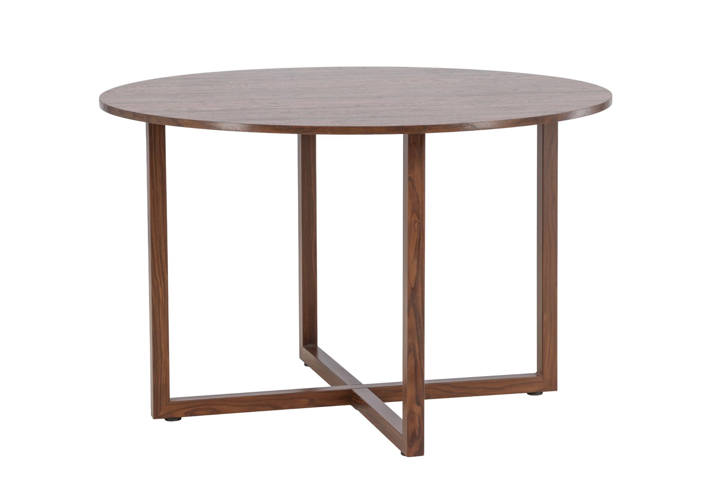 Venture Home Esstisch Durango Esstisch Ø120 cm Walnuss-Dekor. (1-St)