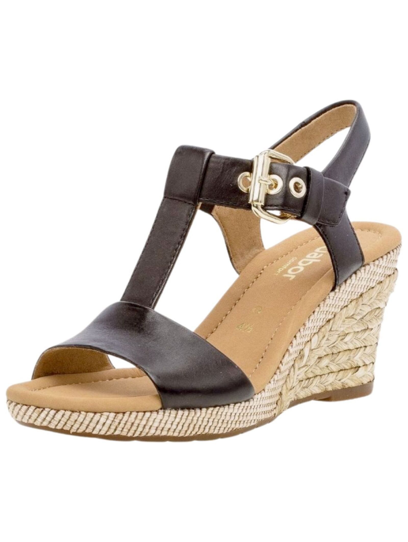 Gabor Comfort Gabor Comfort Sandalen Leder Keilsandalette günstig online kaufen