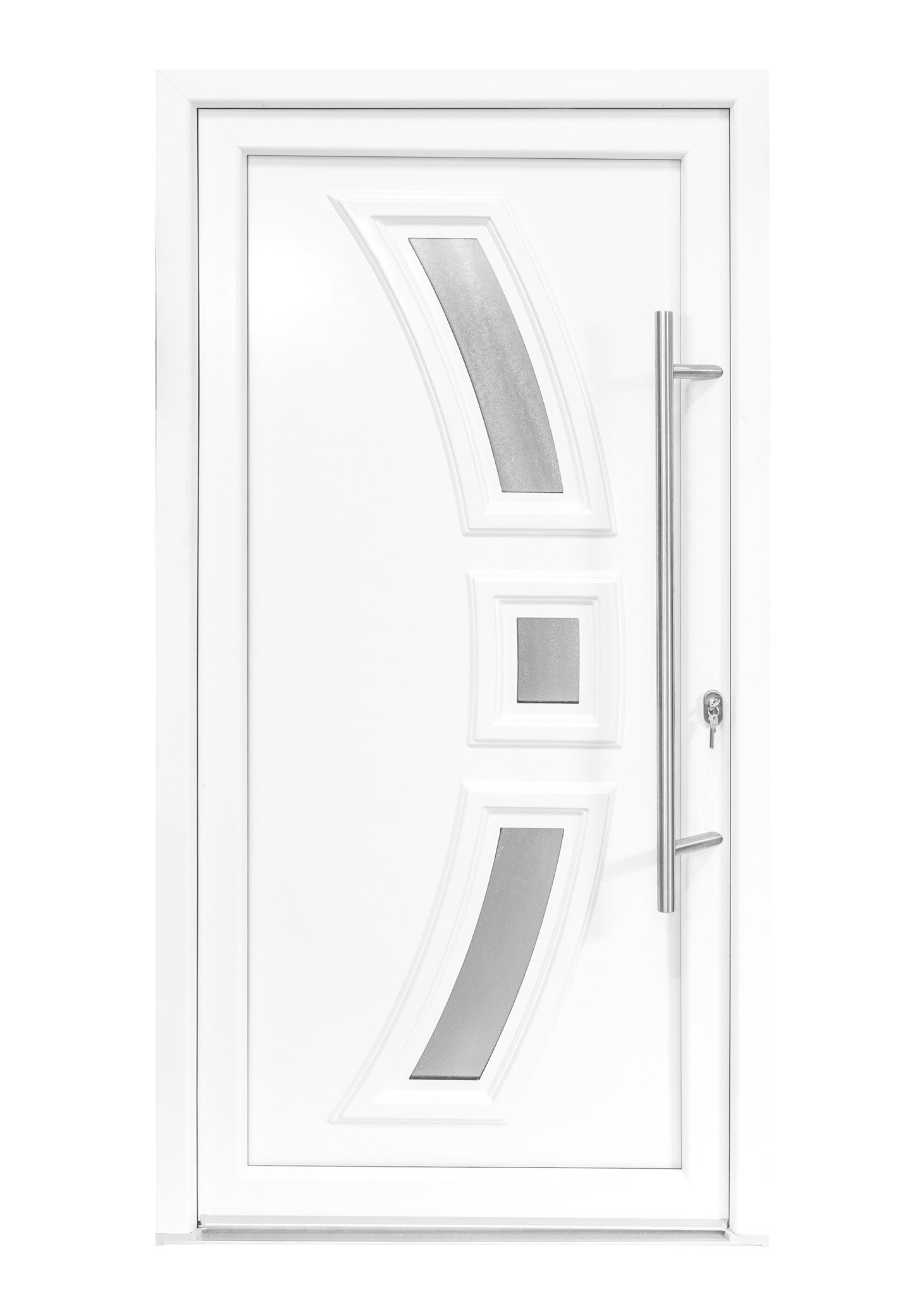 Haustür Affa, E-Öffner, Stoßgriff