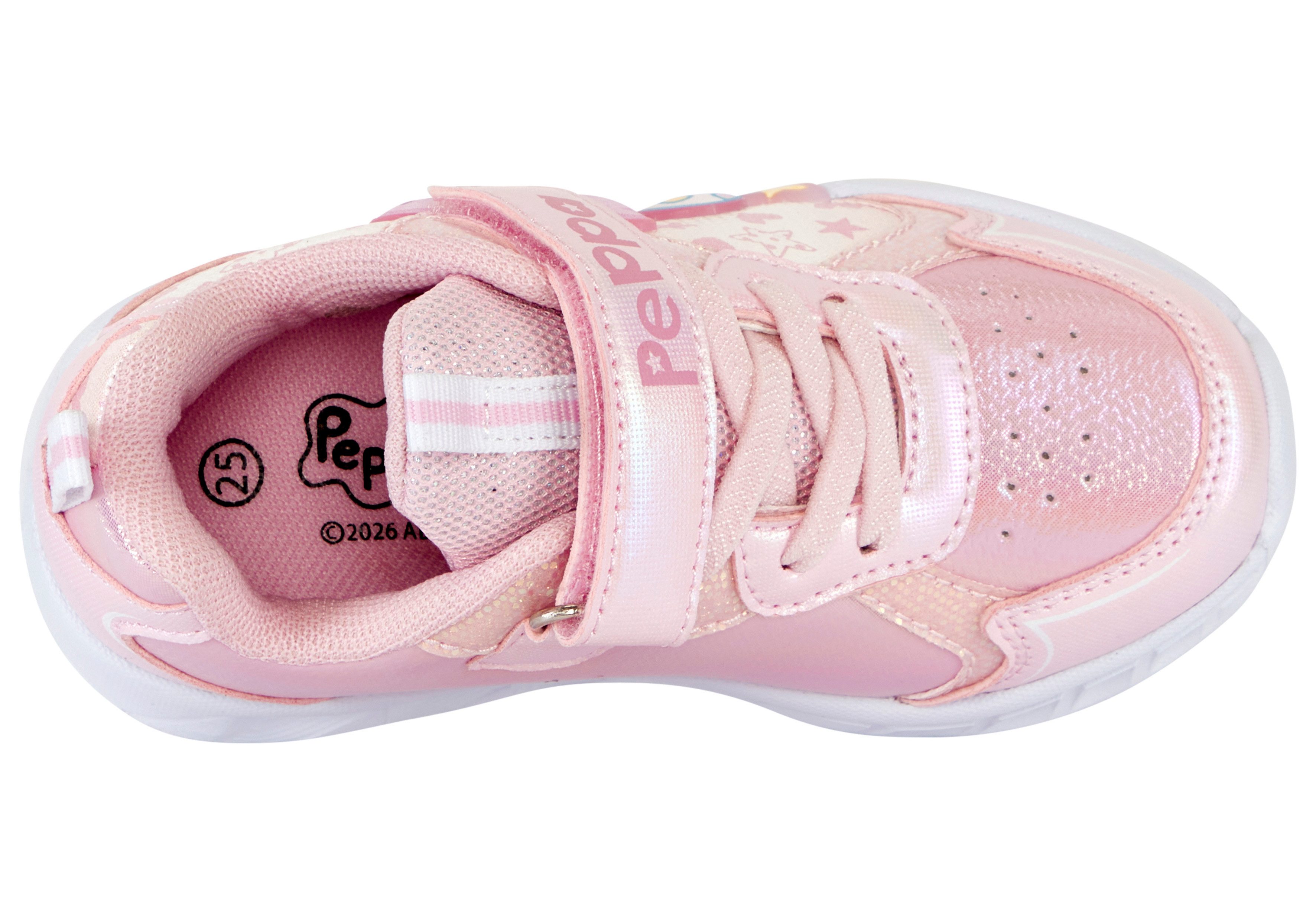 Disney Peppa Pig Sneaker (für Kinder) Peppa Wutz, mit cooler Blinkfunktion – Bild 4 von 5
