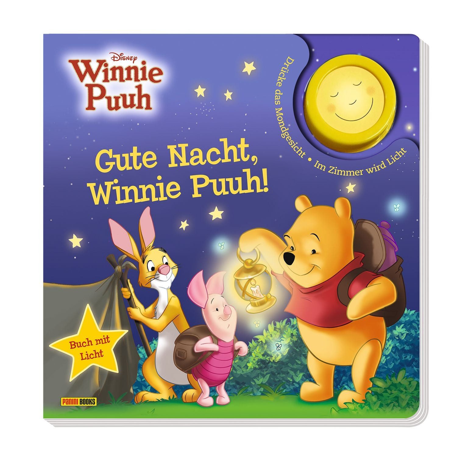 Disney Winnie Puuh: Gute Nacht, Winnie Puuh! / Walt Disney, Panini, Pappbilderbuch mit Nachtlicht