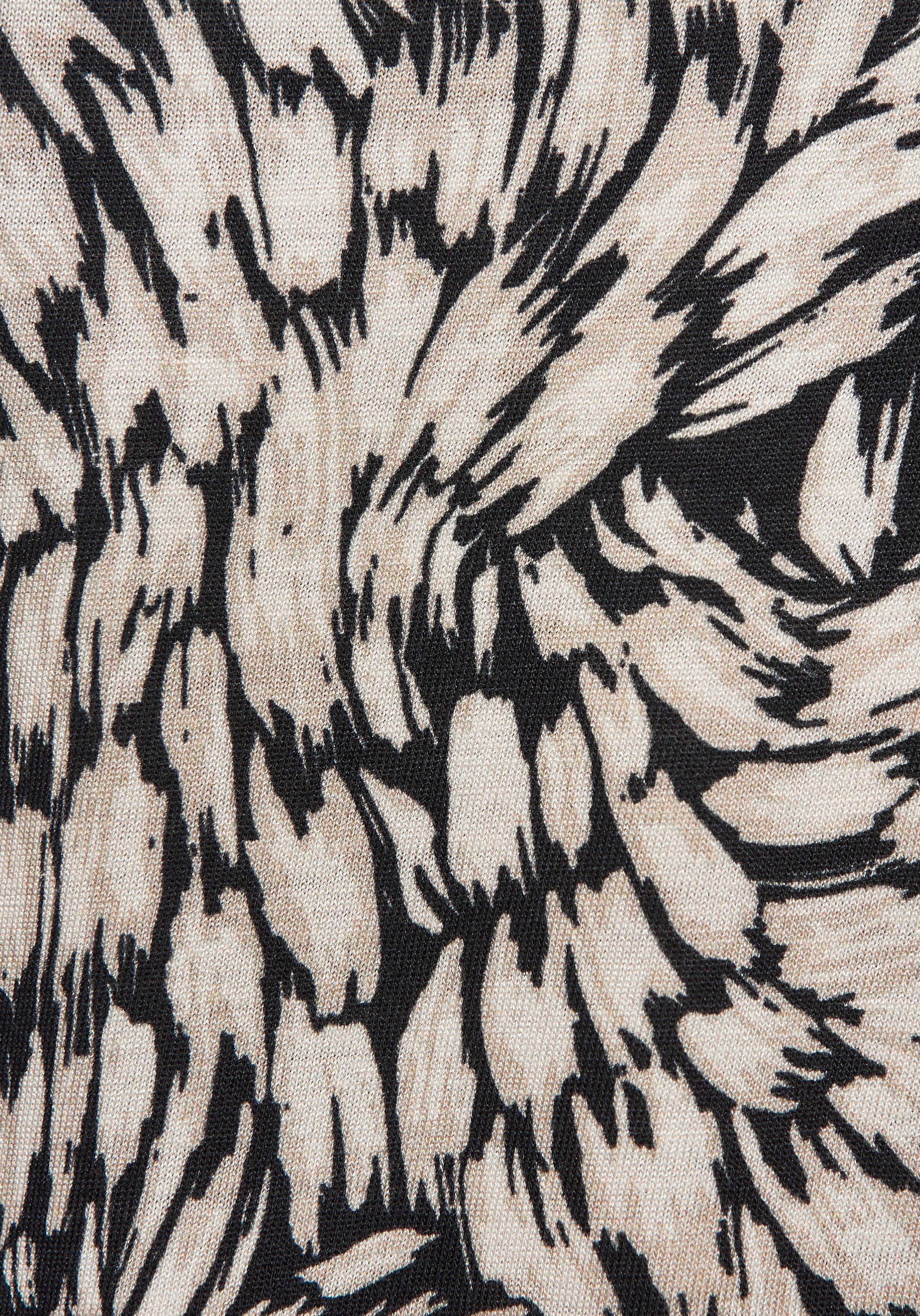 Buffalo Jerseyrock mit Alloverprint, sommerlicher Maxirock in Wickeloptik