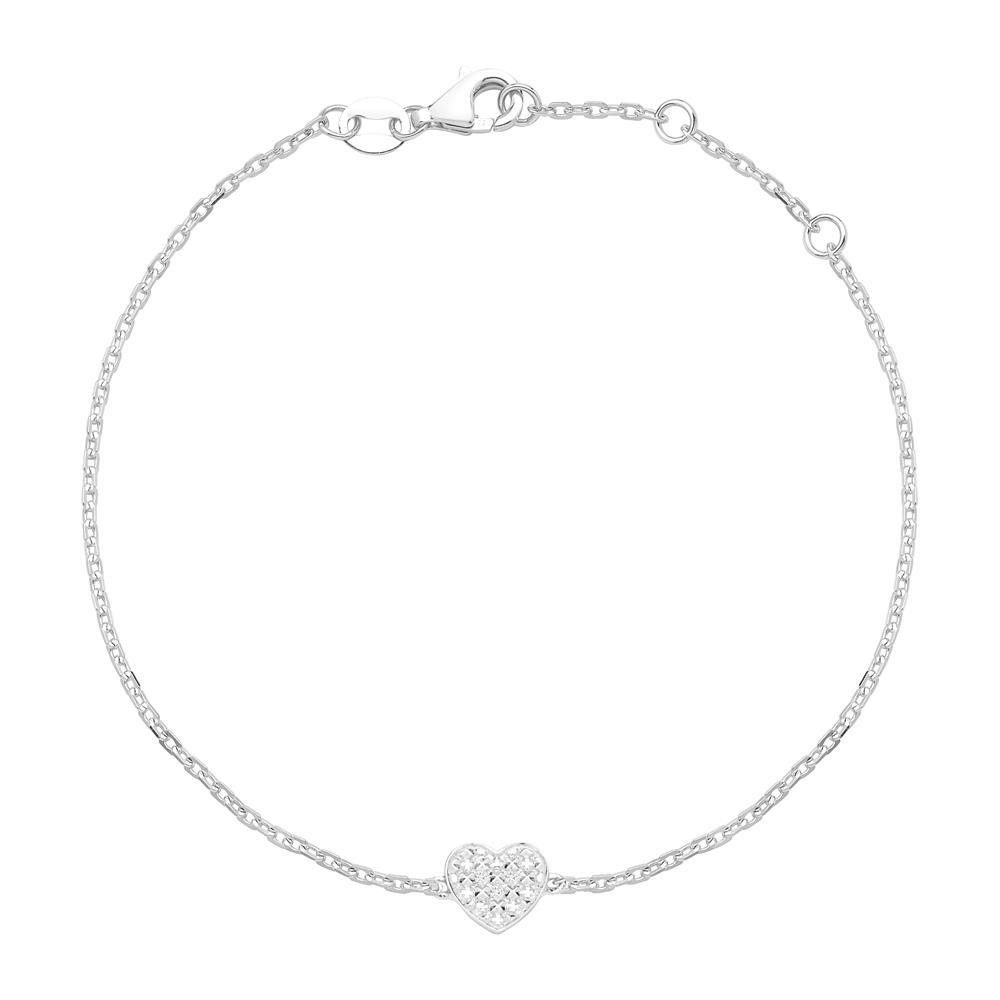 Goldarmband Armband Unique 14K Weißgold Diamanten DB0021