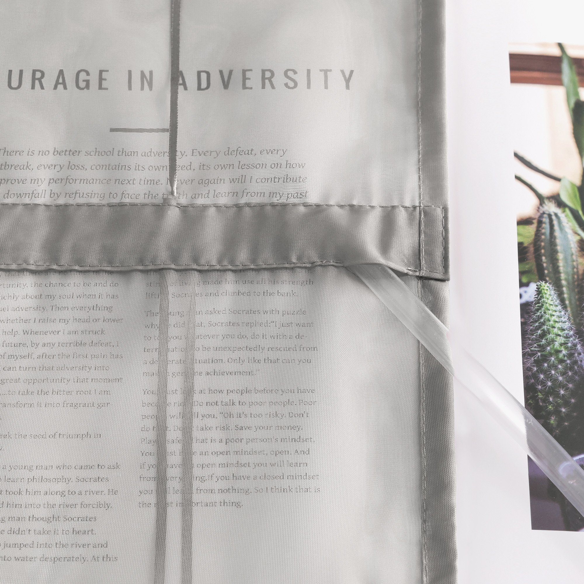 Joyswahl Raffrollo, mit Schlaufen, Küche Modern Voile Uni Schlaufenrollo günstig online kaufen