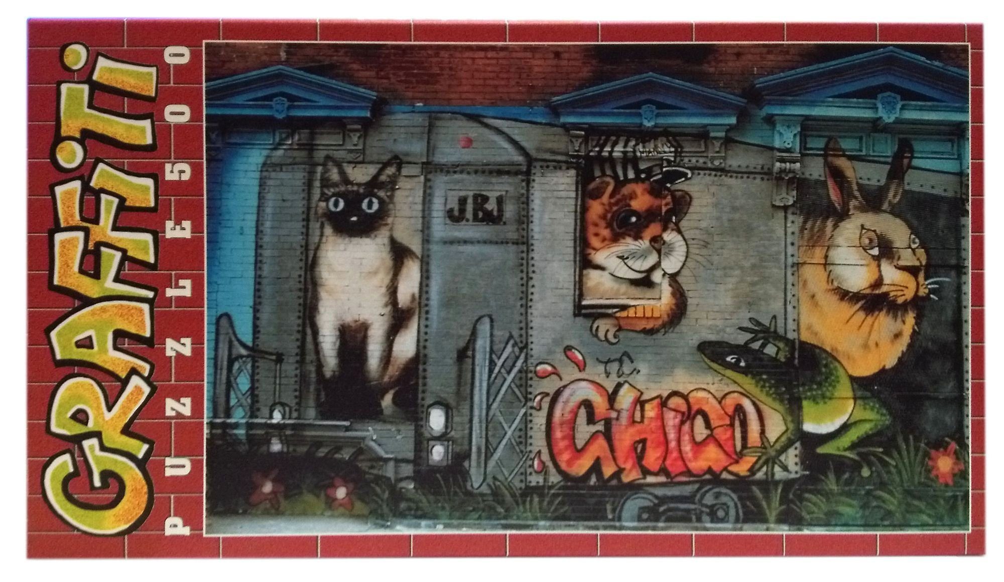 Clementoni® Puzzle Clementoni Graffiti Puzzle 500 Teile "Chico", 500 Puzzleteile