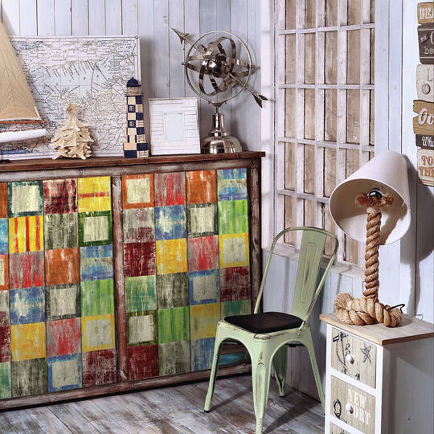 d-c-fix Möbelfolie Möbelfolie Bahia Dekofolie selbstklebend Klebefolie Möbel Küche bunt, Designfolie - Zuschneidbar & rückstandslos entfernbar – Bild 4 von 5