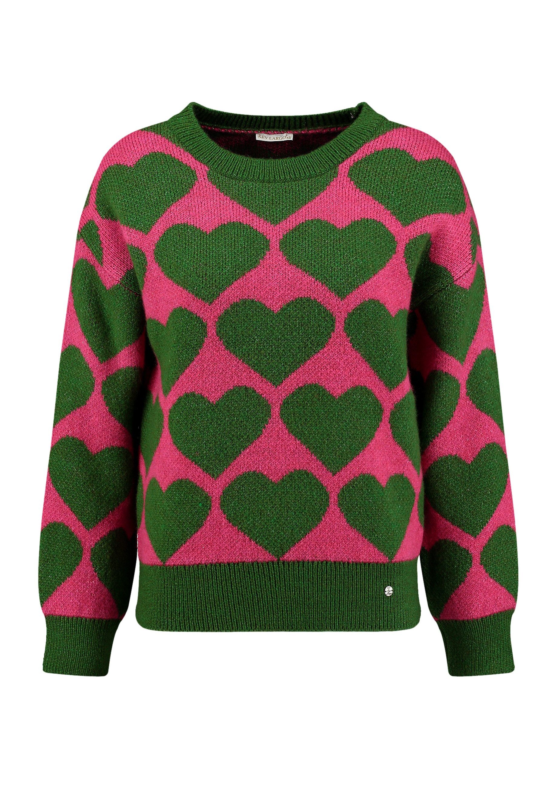 Key Largo Strickpullover Pullover BEAT Strickpullover R-Neck (1-tlg)